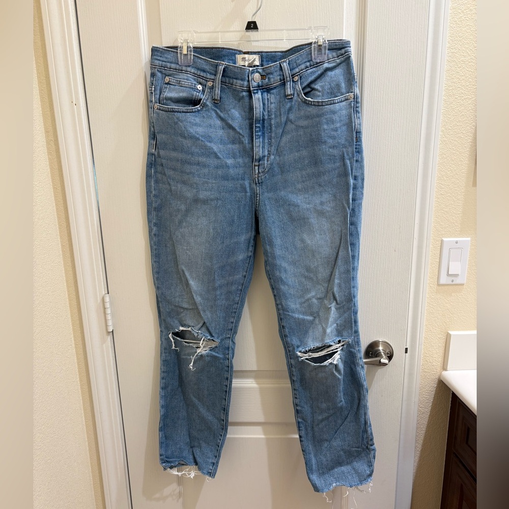 Madewell High-Rise Slim Crop Boyjean - Picture 2 of 6